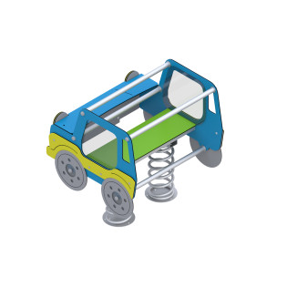 Two-seater rocking car