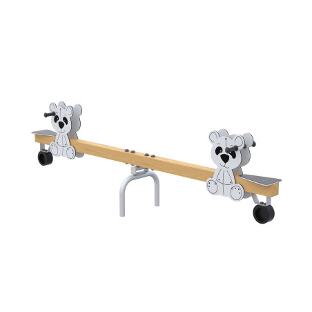 Drewniana huśtawka wagowa panda