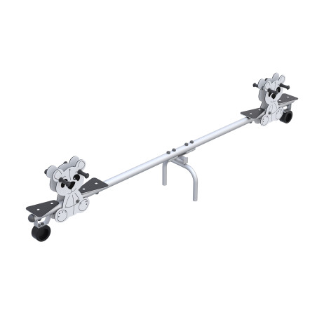 Panda seesaw swing