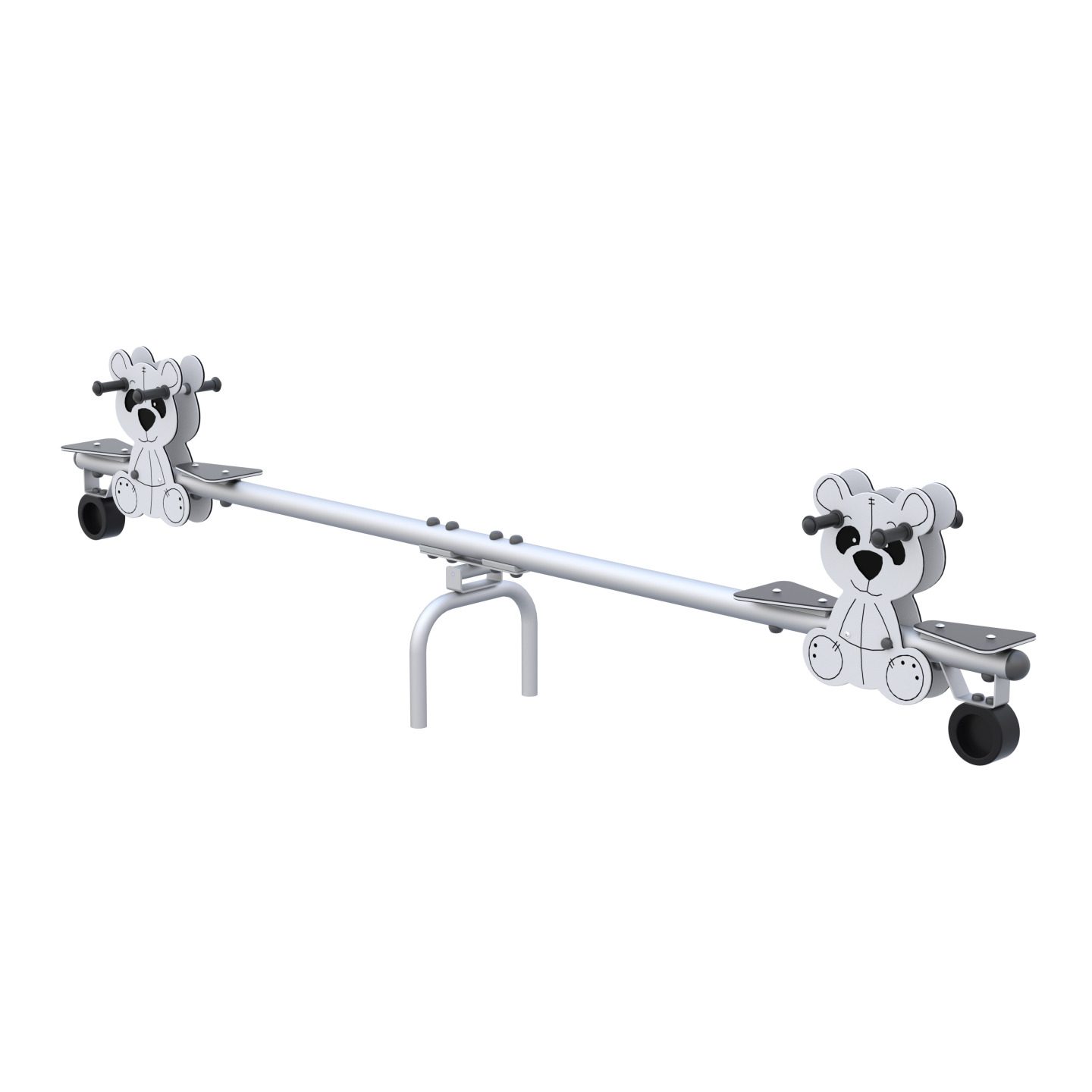 Panda seesaw swing