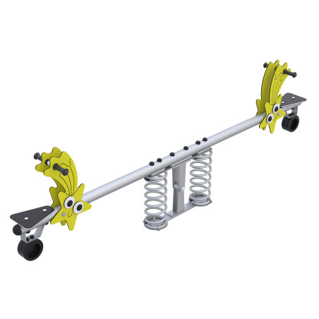 Whistle seesaw metal swing