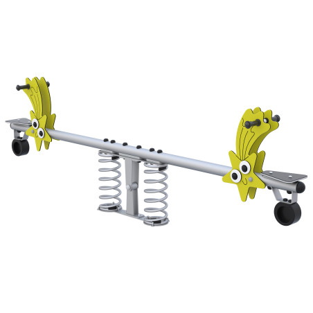 Whistle seesaw metal swing