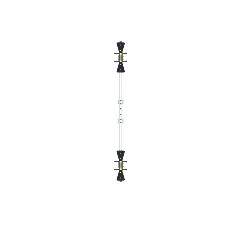Four-person metal seesaw whistle
