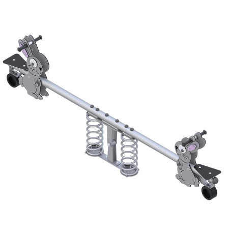 Metalowa huśtawka wagowa króliczki
