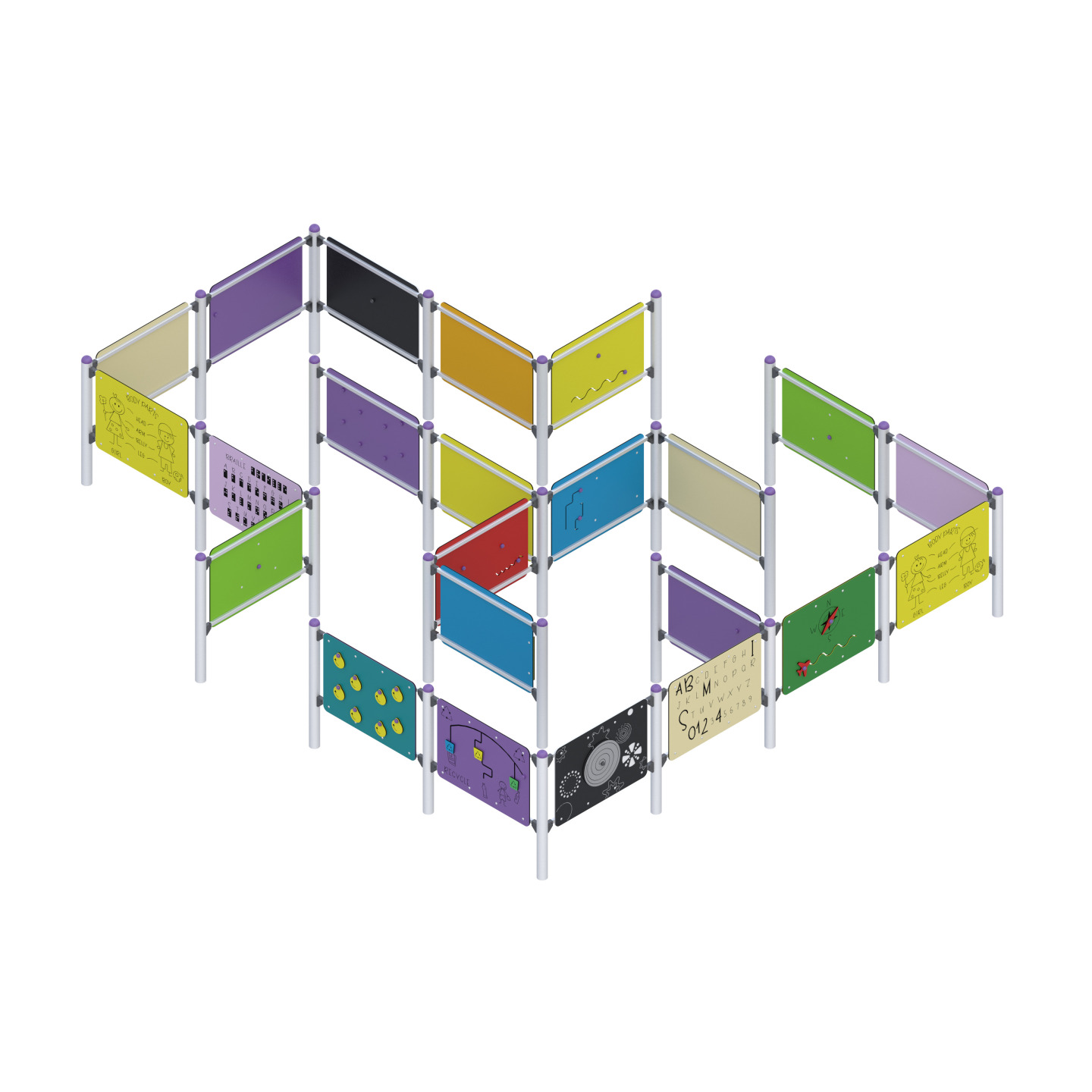 Edukacyjny labirynt sensoryczny