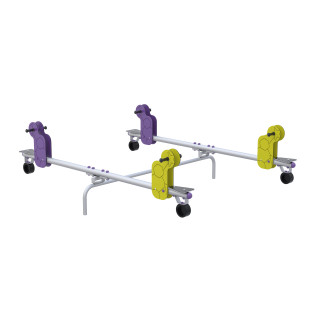 Doppelte Metallschaukel Wippen City Line