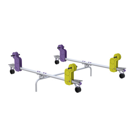 Doppelte Metallschaukel Wippen City Line