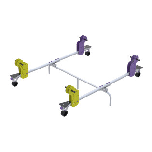 Doppelte Metallschaukel Wippen City Line 2