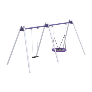 Double metal swing