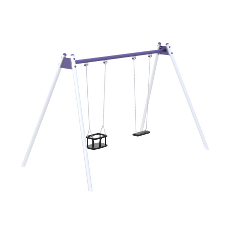 Double metal swing