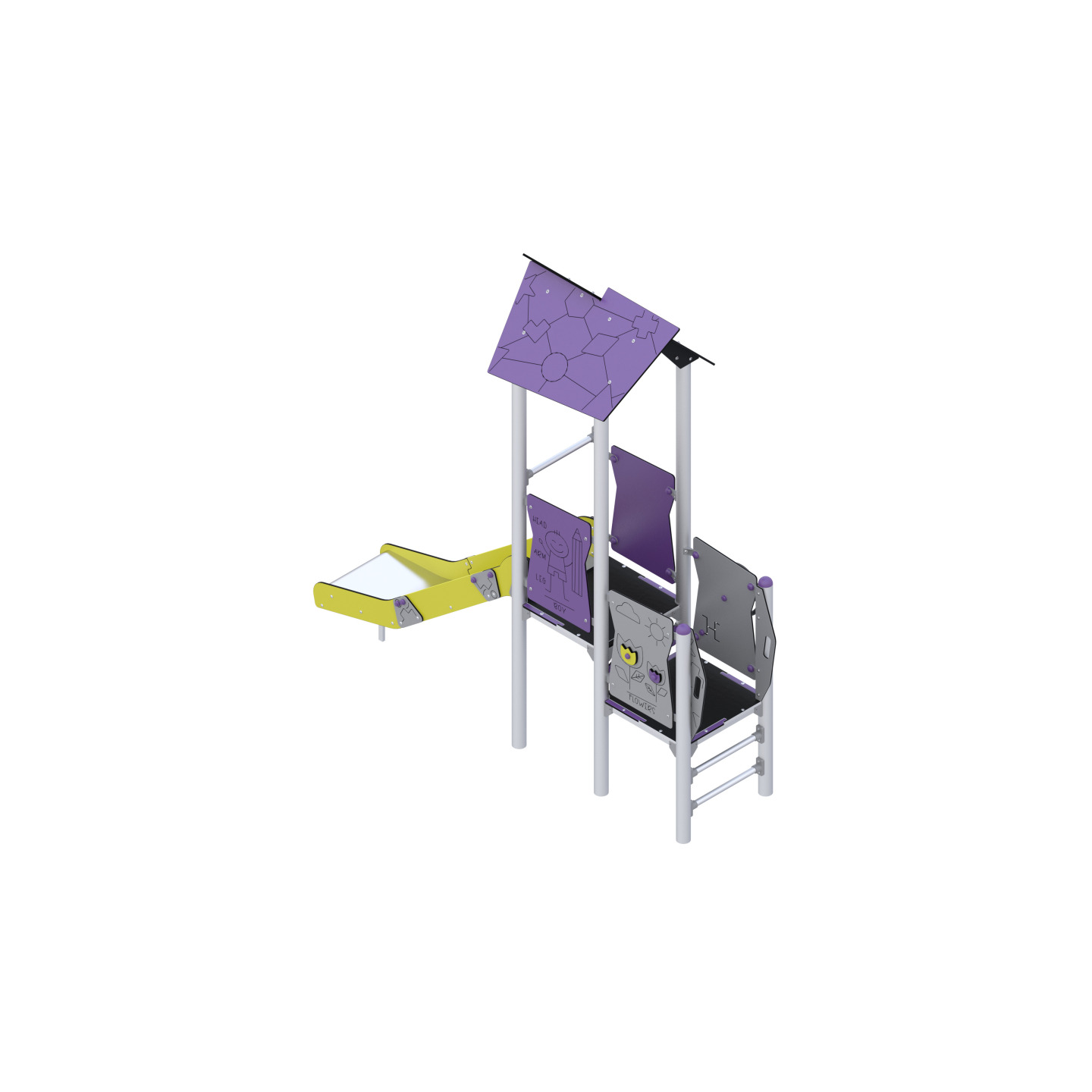 Spielset mit Rutsche