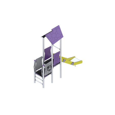 Play set with slide