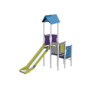 Žaidimų rinkinys su čiuožykla ir laipteliais