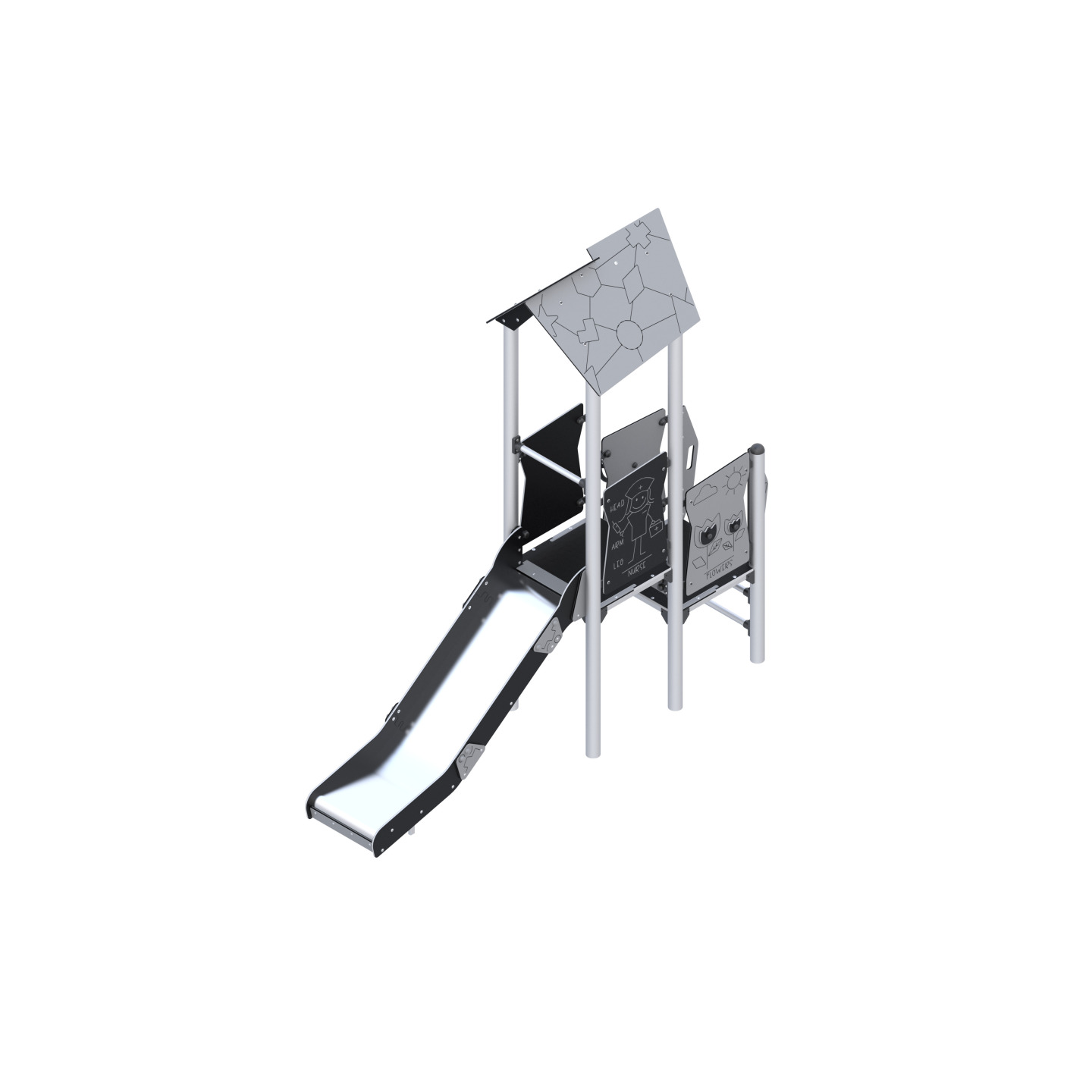 Play set with slide