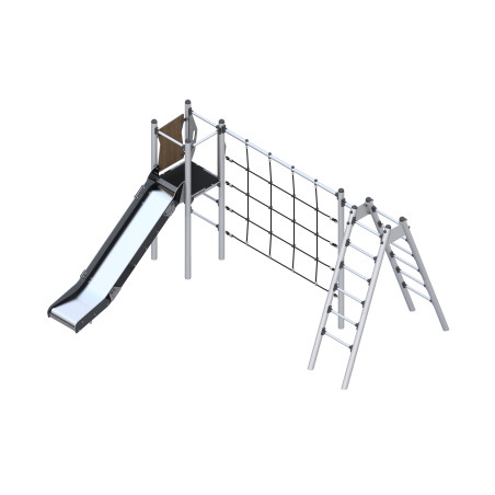 Play set with ladder and ropes