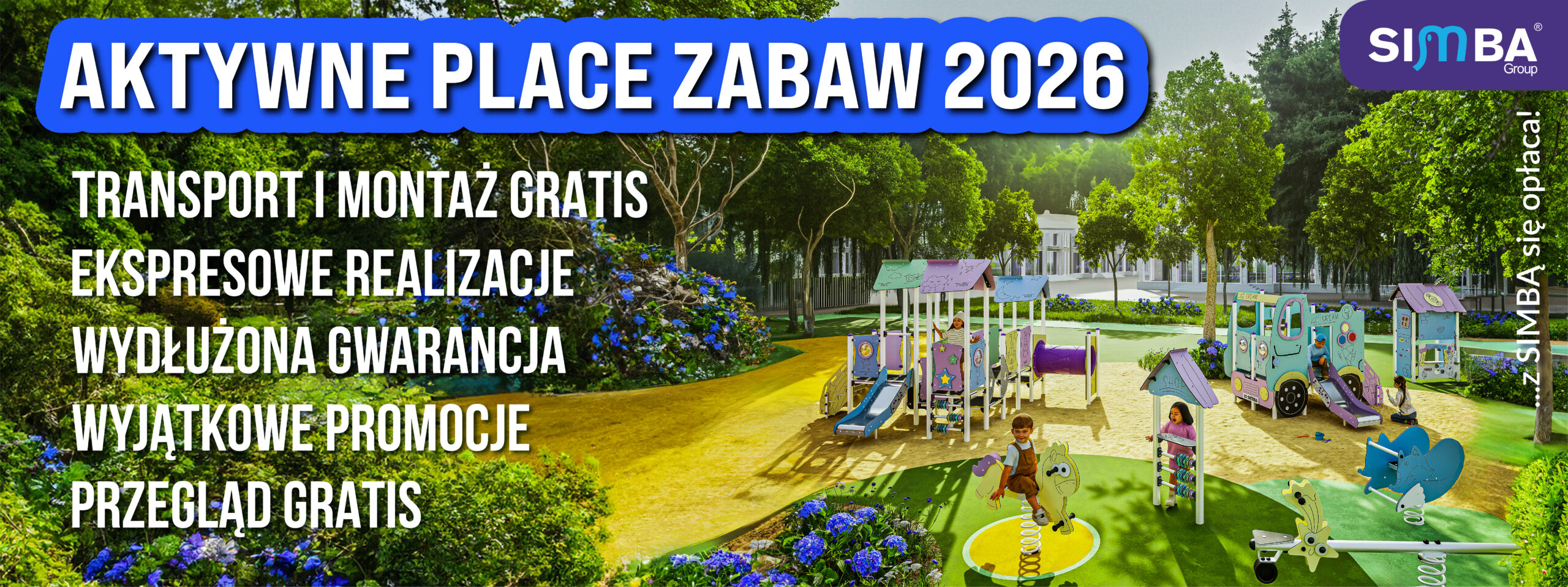 Simba producent placów zabaw, place zabaw dla przedszkoli, do gmin